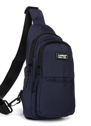 Podium сумка чоловіча на плечо нейлон lanpad a4159 blue бол