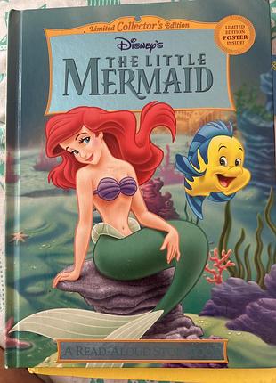Колекційна  дитяча книжка з казочкою «русалонька» від disney