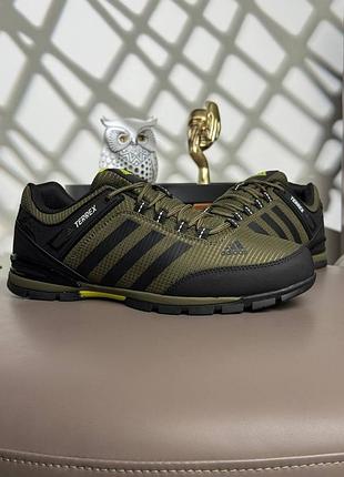 Мужские кроссовки adidas terrex 23 khaki black