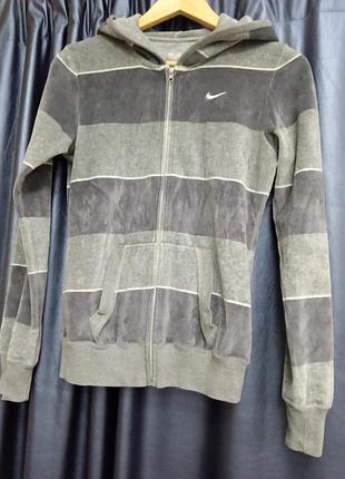 Велюрова кофта nike.xs.