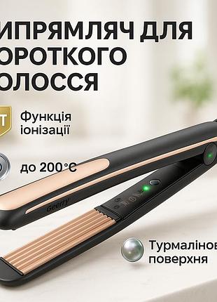 Утюжок для волос узкий, плойка выравниватель, утюжок гофре плойка для укладки гофре волос xu-21