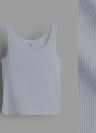 Майка рубчик для девочки оригинал h&amp;m