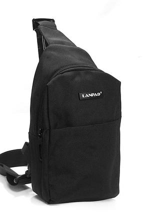 Podium сумка мужская на плечо нейлон lanpad 3072 black распродажа