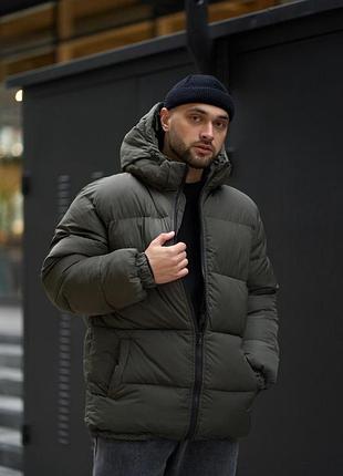 Пуховик зимний мужской "heat" intruder хаки