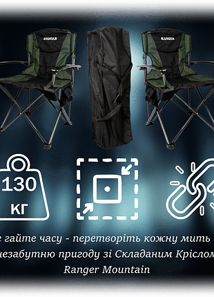 Крісло складане ranger mountain (арт. ra 2239)