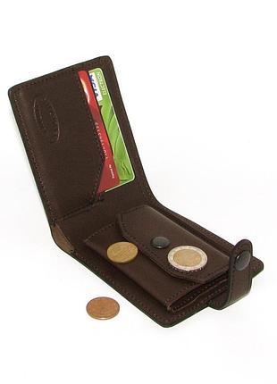 Кошелек dnk leather full purse col.f коричневый 4