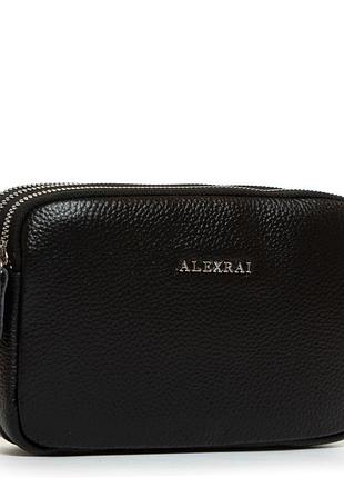 Podium сумка женская клатч кожа alex rai 60061 black