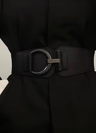 Стильний жіночий пояс гумка black