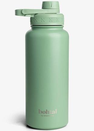 Пляшка для води металева з подвійною вакуумною ізоляцією bohtal insulated sports bottle 960 ml/32 oz green