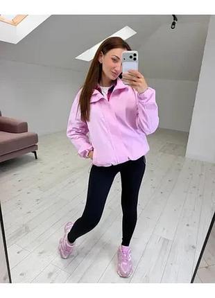 Жіноча куртка, модель 238, джинс, рожевий
