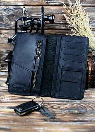 Гаманець шкіряний dnk leather dnk-lw-11-col.j чорний
