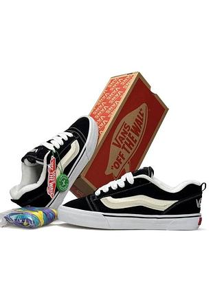Жіночі кросівки vans knu skool potato w black white