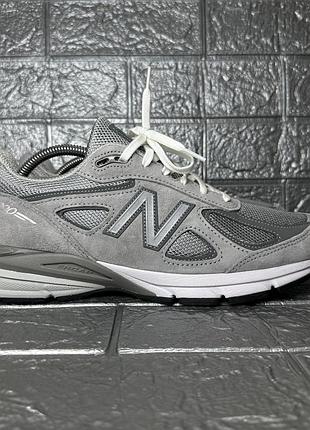 Мужские кроссовки new balance made in usa 990v4 grey u990gr4