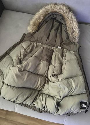 Дитячий пуховик zara 104 4