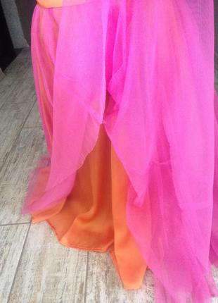 Ліквідація товару#вечірнє плаття#гарне плаття#шифонова сукня#сукню-бюстьє#корсет#4 фото