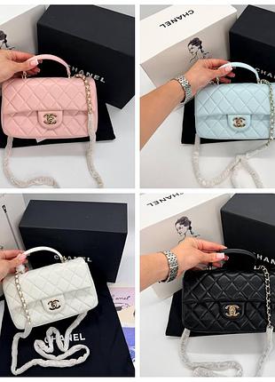 Женская сумка премиум classic flap top handle