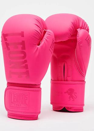 Боксерские перчатки leone gn058 tone x fuxia 10 унций