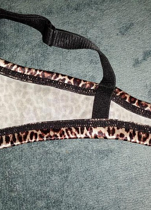 Леопардовый гладкий бюстгальтер h&m 75c 34c 5