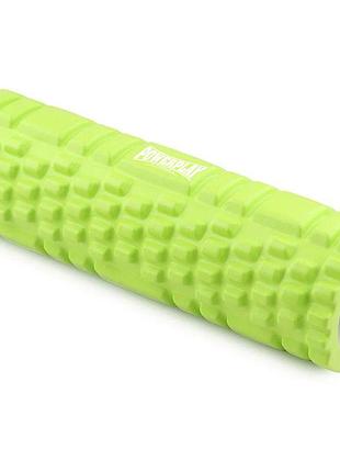 Массажный ролик (роллер) powerplay 4342 massage roller зеленый (30x10см.)