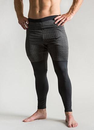Чоловічі тайтси nike pro dark smoke grey black