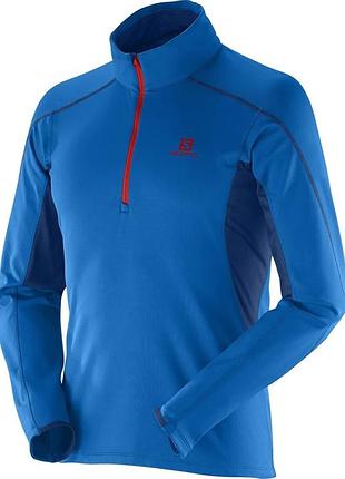 Чоловіча кофта salomon discovery half zip на флісі