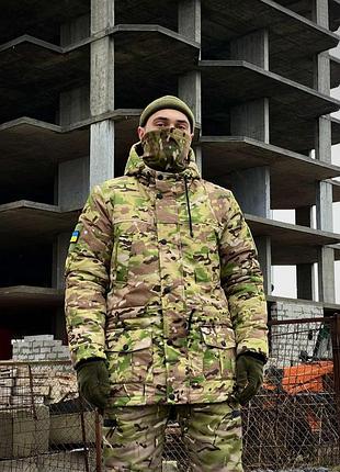Зимняя длинная куртка тактическая теплая парка камуфляж, куртки и парки зимние тактические l