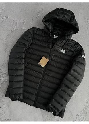 Куртка чоловіча демісезонт tnf зі зйомним капюшоном, черный
