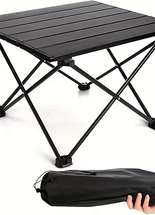 Складной туристический стол westtune алюминиевый ультралегкий 40x35см