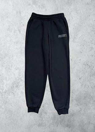 Утеплені оригінальні штани puma на 13-14 років