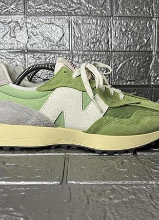Мужские кроссовки new balance 327 green u327wrd