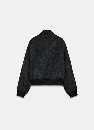 Куртка-бомбер zw collection с шерстью 7