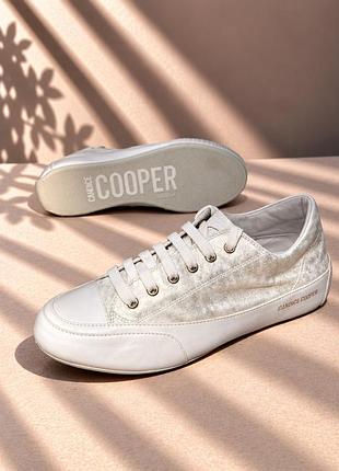 Жіночі кросівки candice cooper 41, сріблясті шкіряні