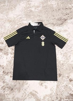 Фирменное поло adidas сборной северной ирландии 2022-23 лет