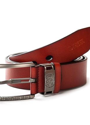 Podium ремінь чоловіча шкіра ds-007 light-brown