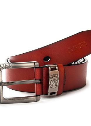 Podium ремінь чоловіча шкіра ds-009 light-brown