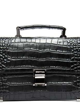 Podium сумка мужская барсетка кожа bretton 5271-q5 black