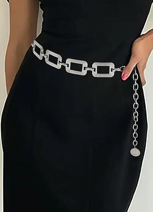 Пояс ланцюжок gloria silver
