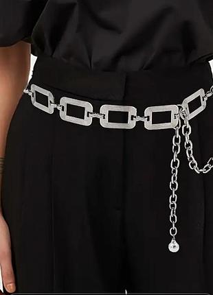 Пояс цепочку gloria silver 4
