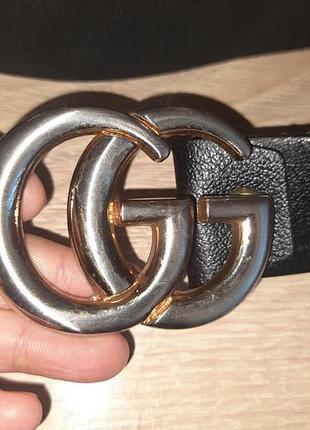 Ремень кожа gucci 2