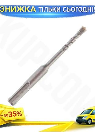 Ku бур sds+ intertool universal fit 6 мм для бетона и камня с победитовой напайкой длиной 110 мм сверл uni2l_k