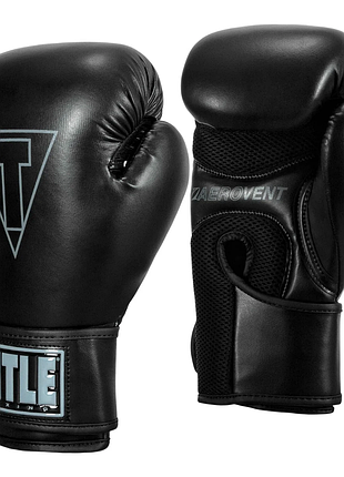 Боксерські рукавиці title boxing vegan gloves black 12 oz.