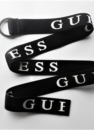 Тканинний ремінь guess чорний унісекс