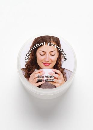 Menthol crystals натуральные кристаллы ментола египет оригинал, 30 г