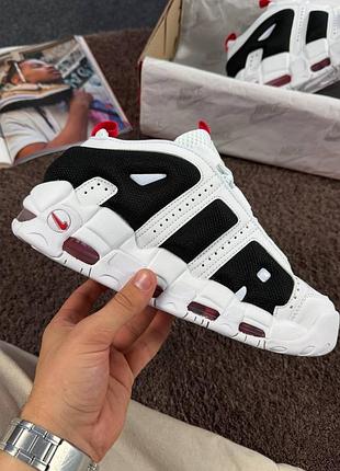 Nike air more uptempo white&amp;black