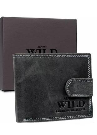 Кошелек мужской always wild n0035l-chm-black