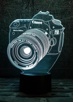 Сменная пластина для 3d светильников "фотоаппарат" 3dtoyslamp