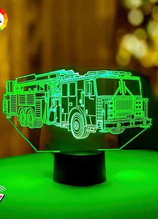 3d ночник "автомобиль 12" (увеличенное изображение)+16 цветов+пульт ду+батарейки (3ааа) 3dtoyslamp