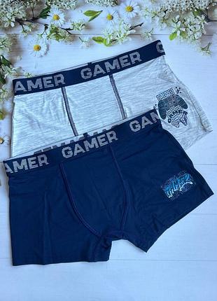 Трусики боксери на хлопчика gamer (набір 2 шт.) primark р.146 см (10-11 років)