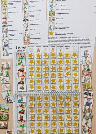 Планер мотиваційна дошка 127 деталей на липучках