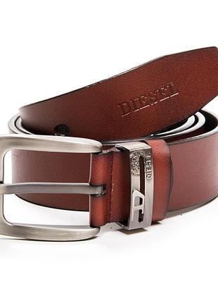 Podium ремінь чоловіча шкіра ds-3733 light-brown